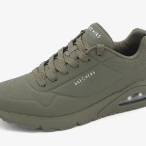 232-69-005 Heren Veterschoenen Sportief Skechers Uno Stand On Air 52458 DKGR Donkergroen (2021)