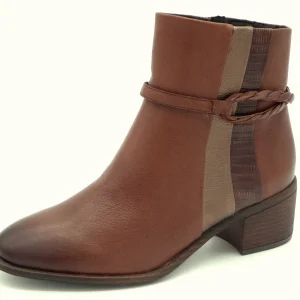171-25-005 Dames Hoge Schoenen Boot Hak Marco Tozzi 25325-392 Middenbruin  (2145)