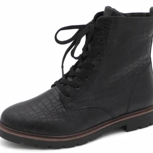 172-99-067 Dames Hoge Schoenen Boot Plat Remonte D2Q71-02 Zwart (3342)