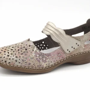 113-51-002 Dames Bandschoenen Mode Rieker 41399-92 Combi Kleuren (2967)