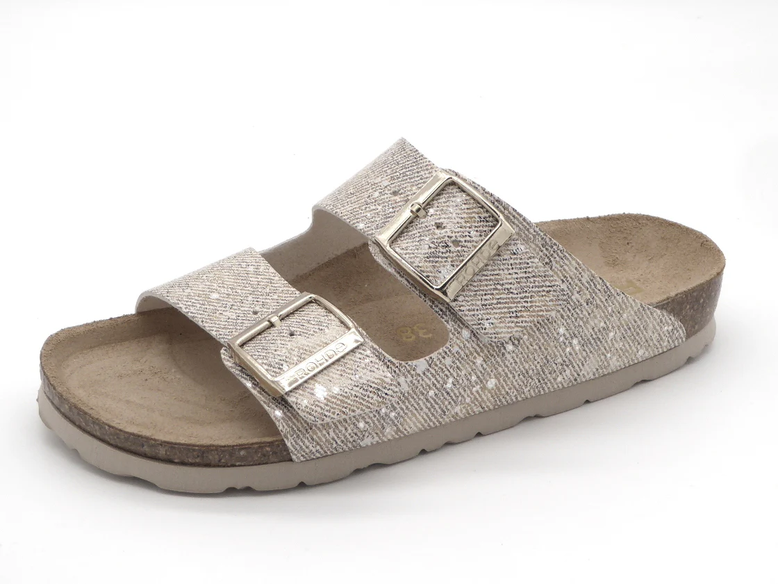 162-15-002 Dames Open Slippers Sportief Rohde 5641-14 Middenbeige (3584) - Afbeelding 2