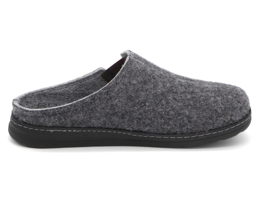 282-89-006 Heren Pantoffel-Muilen Ongevoerd Rohde 7142-84 Donkergrijs (2863) - Afbeelding 3