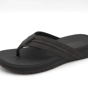 265-29-001 Heren Open Slippers Wandelslipper Skechers Patino-Marlee 205111 CHOC Donkerbruin  (2650)