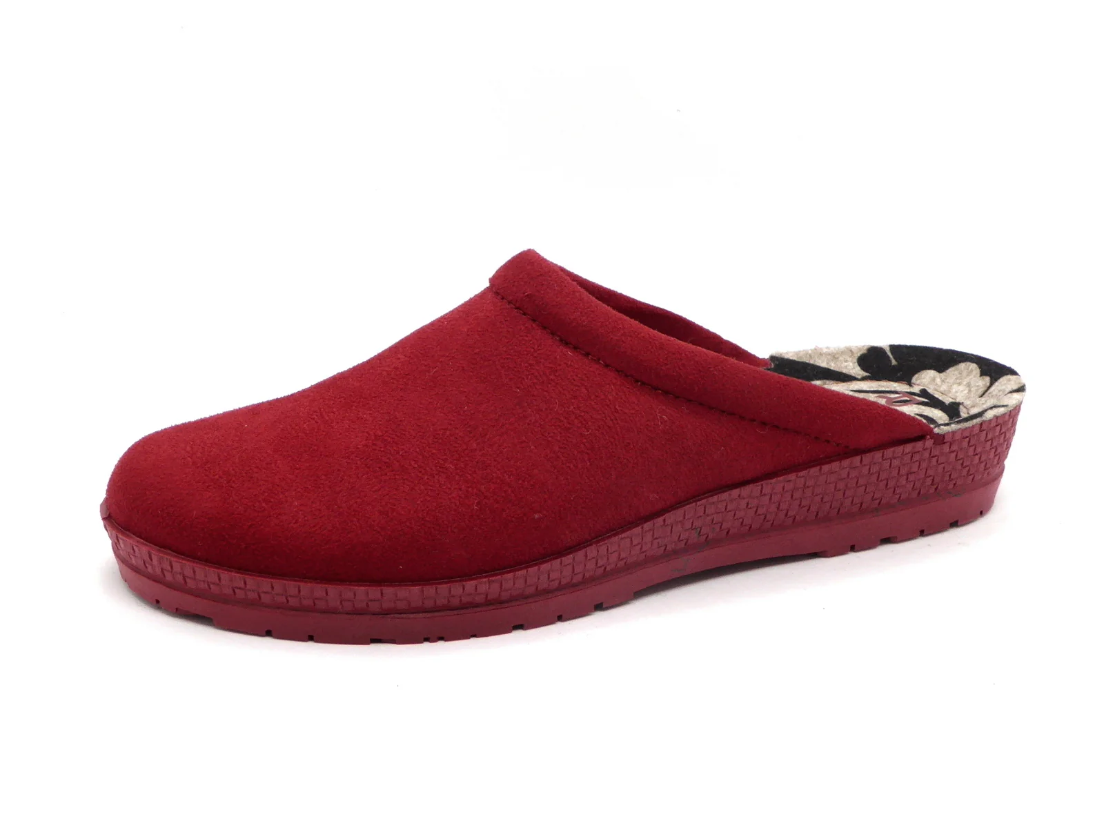 183-35-001 Dames Pantoffel-Muilen Gevoerd Rohde 2291-43 Middenrood (256) - Afbeelding 2