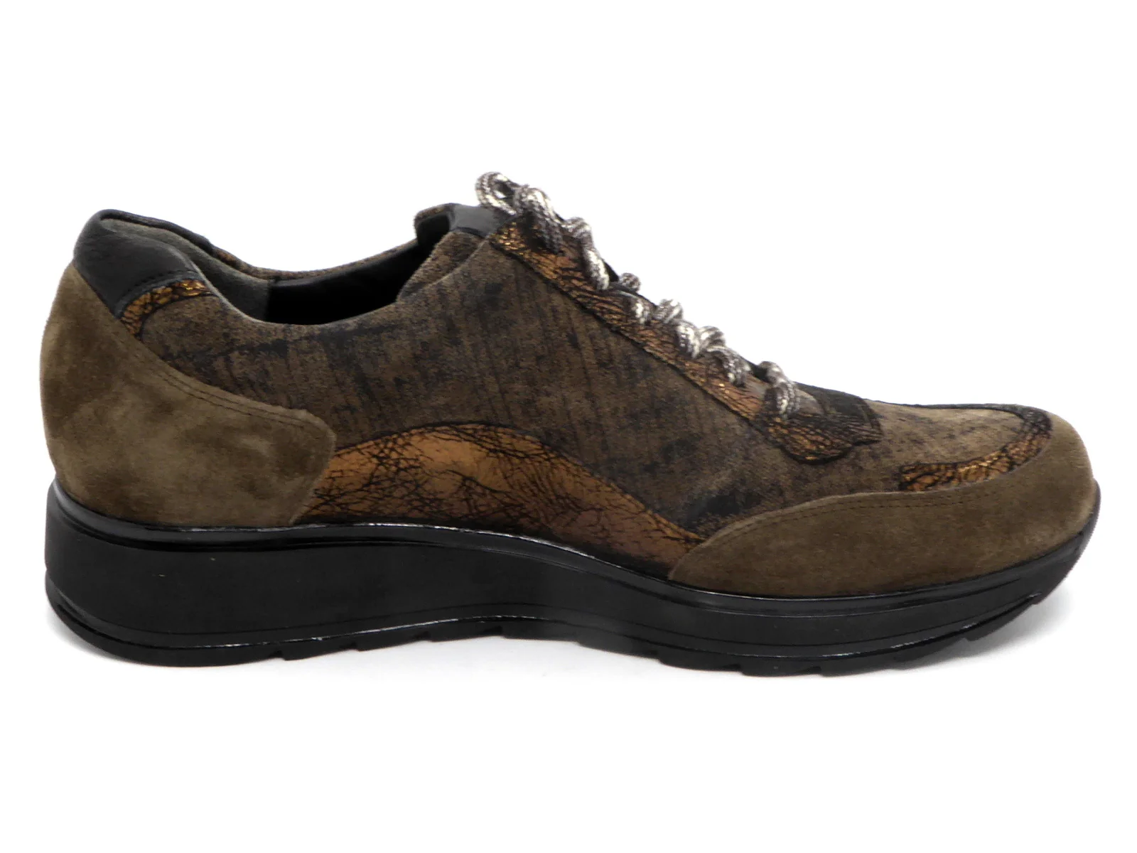 131-29-003 Dames Veterschoenen Comfort Durea 6263-685-9854 Donkerbruin Wijdte H (850) - Afbeelding 3