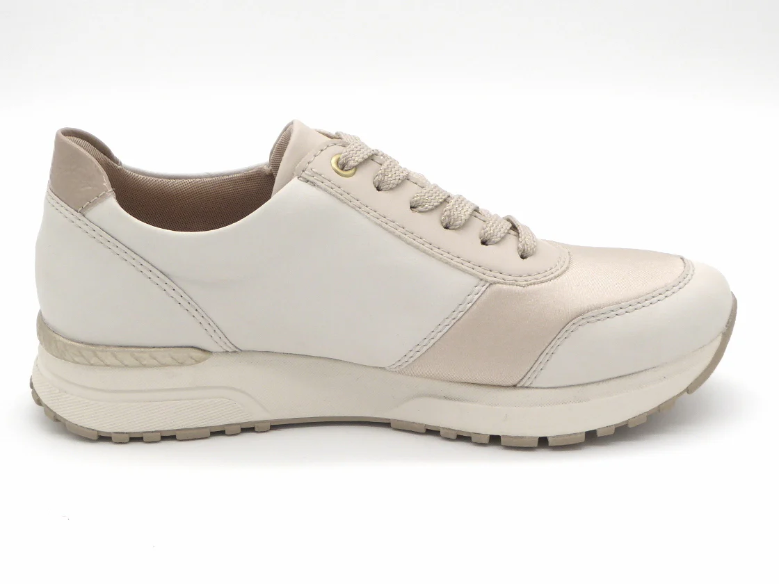 133-15-020 Dames Veterschoenen Sneaker Rieker N7401-80 Middenbeige (2969) - Afbeelding 3