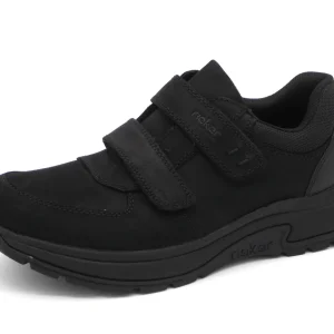 222-99-008 Heren Klittenband Schoenen Sportief Rieker 11051-00 Zwart Wijdte H (3320)