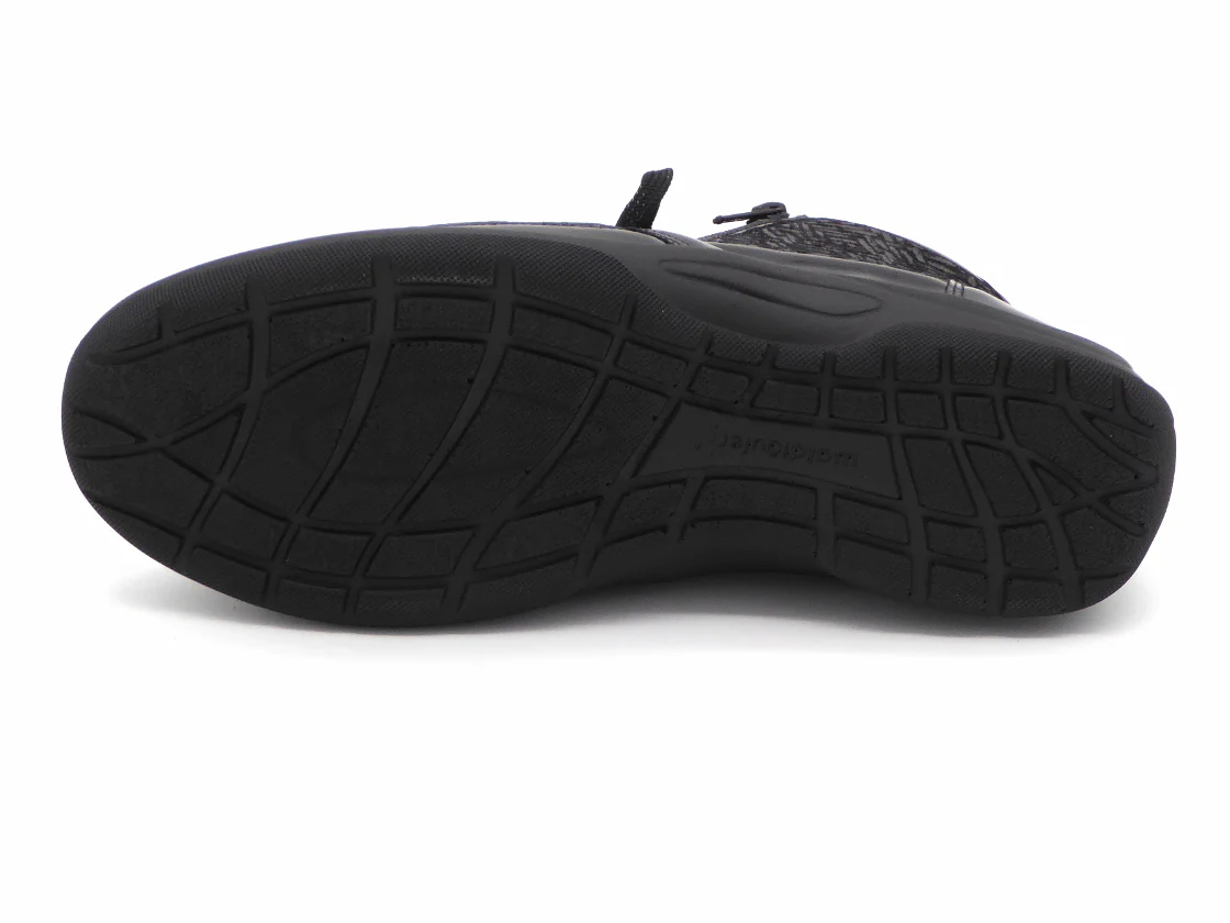 172-95-003 Dames Hoge Schoenen Boot Plat Waldlaufer OrthoTritt 312H82-319-001 Zwart Lak Wijdte H (2715) - Afbeelding 5