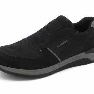 242-99-016 Heren Instappers Sportief Rieker 39652-00 Zwart Wijdte H (3326)