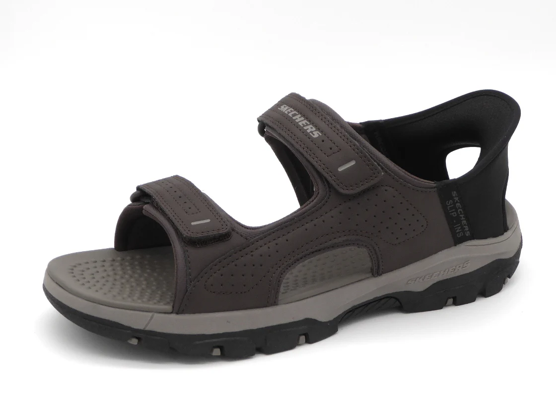 252-29-012 Heren Sandalen Sportief Skechers Tresmen-Reece 205289 CHOC Donkerbruin (3647)
