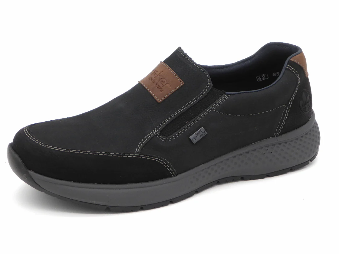 242-79-012 Heren Instappers Sportief Rieker B7654-02 Donkerblauw (3325) - Afbeelding 2