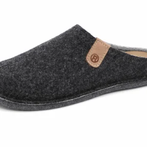 182-89-004 Dames Pantoffel-Muilen Ongevoerd Rohde 6820-82 Donkergrijs  (2849)