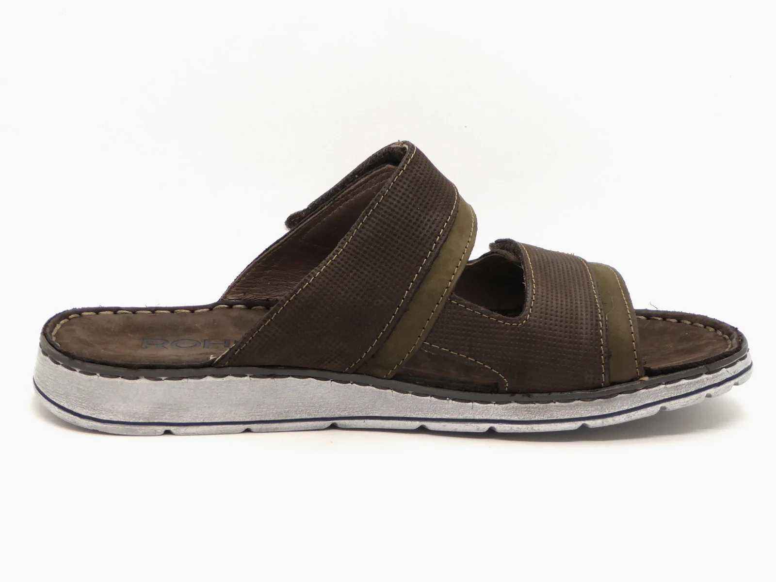 263-69-001 Heren Open Slippers Mode Rohde 5984-61 Donkergroen (2426) - Afbeelding 3