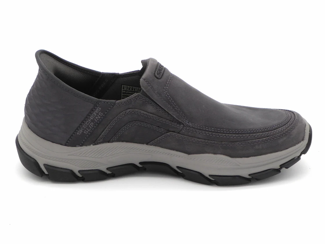 242-89-001 Heren Instappers Sportief Skechers Slip Ins Respected Elgin 204810 CHAR Donkergrijs (3262) - Afbeelding 3
