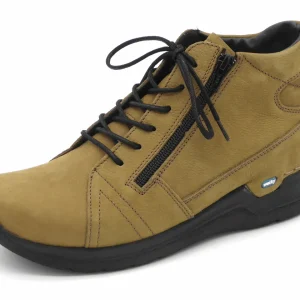 172-41-001 Dames Hoge Schoenen Boot Plat Wolky Why 0660611-940 Geel  (3389)