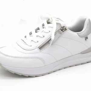 133-01-018 Dames Veterschoenen  Sneaker Rieker W2402-80 Wit  (2968)