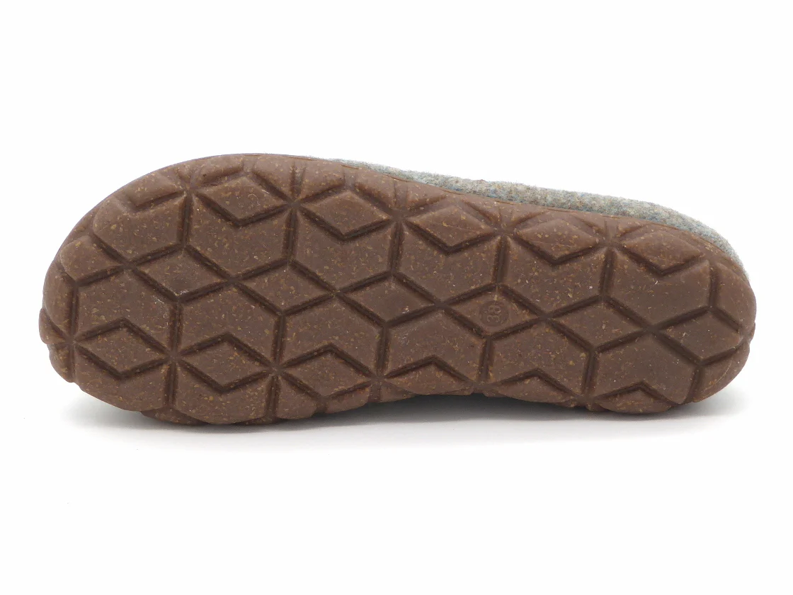 182-61-001 Dames Pantoffel-Muilen Ongevoerd Fischer 205640-404 Lichtgroen (3398) - Afbeelding 5