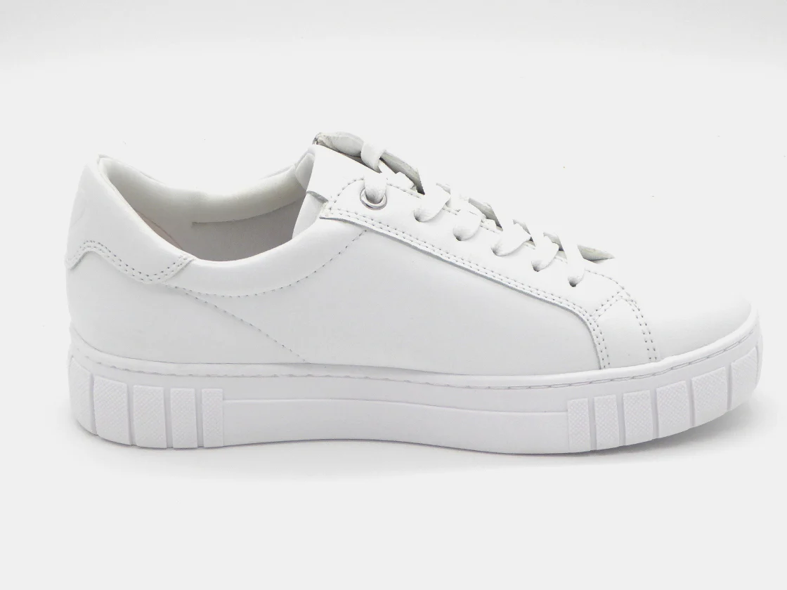 133-01-015 Dames Veterschoenen Sneaker Marco Tozzi 23764-100 Wit (2540) - Afbeelding 3
