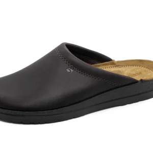 281-29-001 Heren Pantoffel-Muilen Leer Rohde 1515-71 Donkerbruin Wijdte H (1976)