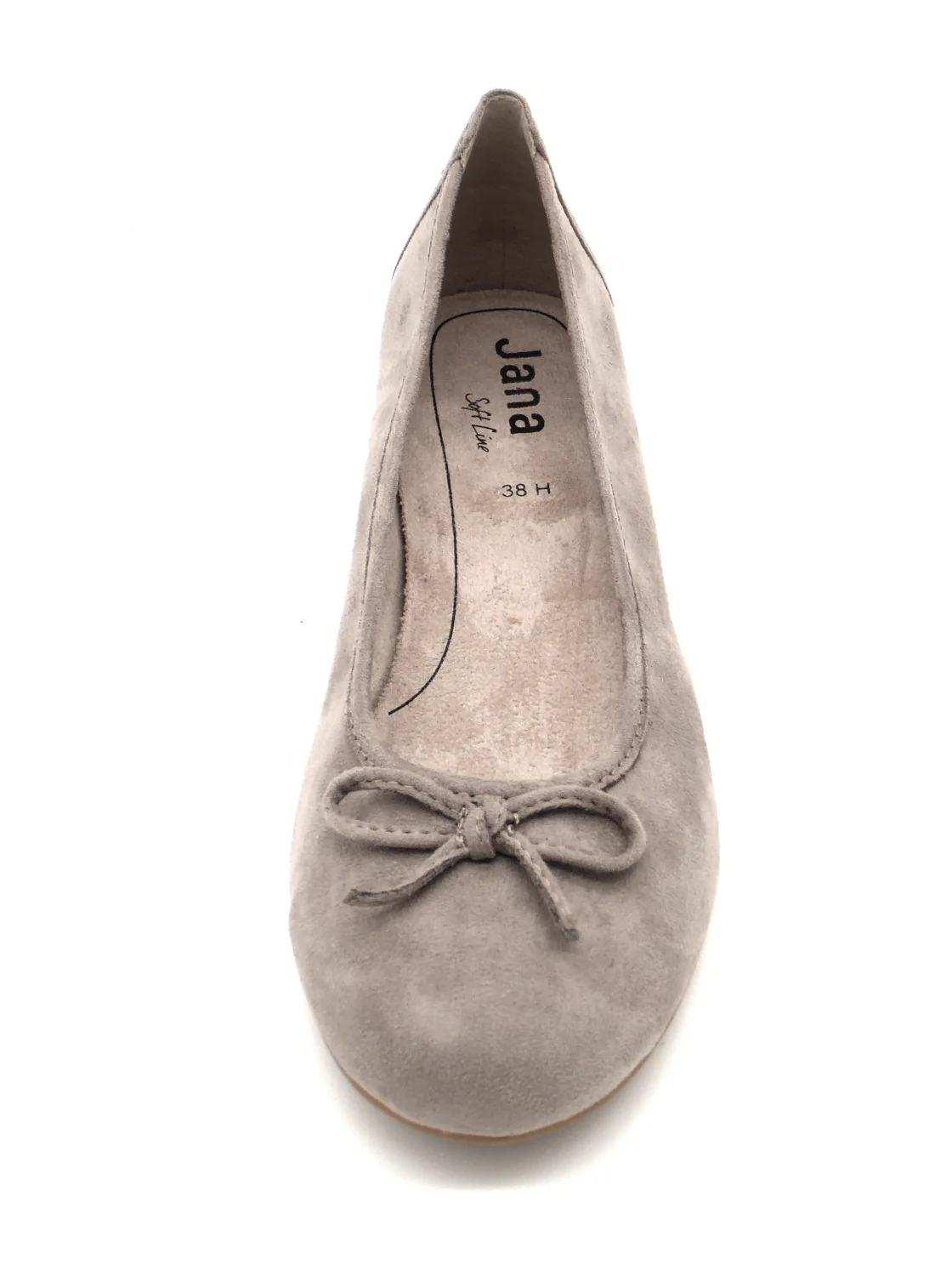 143-85-002 Dames Instappers Ballerina Jana 22164-231 Middengrijs Wijdte H (3480) - Afbeelding 4