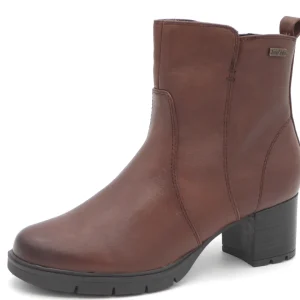 171-25-007 Dames Hoge Schoenen Boot Hak Jana 26377-305 Middenbruin Wijdte H (2758)