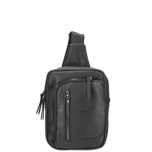 95-66922-001 Lederwaren Dames Schoudertas Klein Enrico Benetti 66922-001 Zwart (1033)