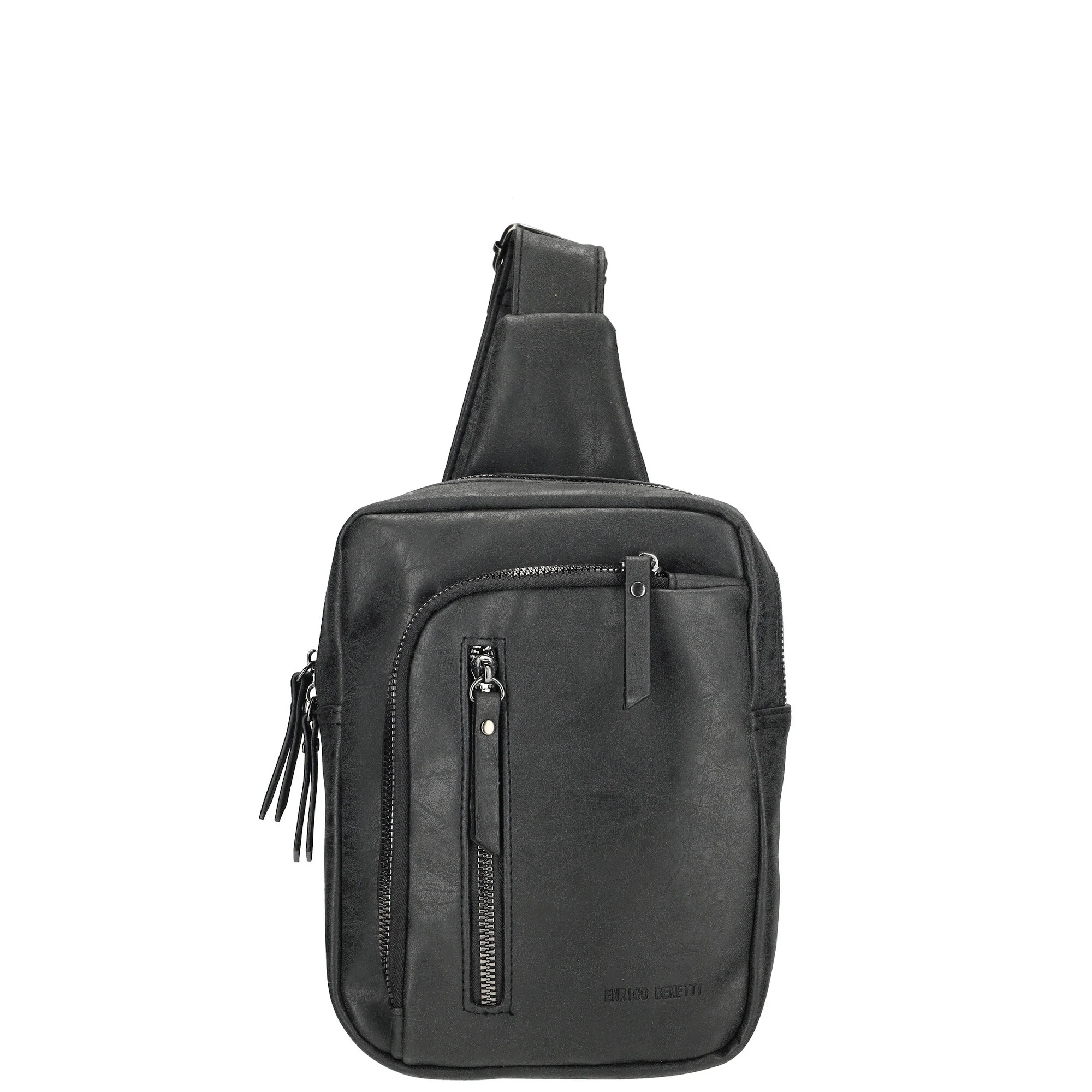 95-66922-001 Lederwaren Dames Schoudertas Klein Enrico Benetti 66922-001 Zwart (1033) - Afbeelding 2