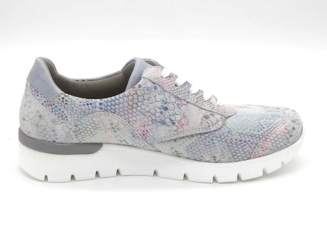 131-51-002 Dames Veterschoenen Comfort Waldlaufer OrthoTritt 626K02-322-299 Combi Kleuren Wijdte K (3501) - Afbeelding 3